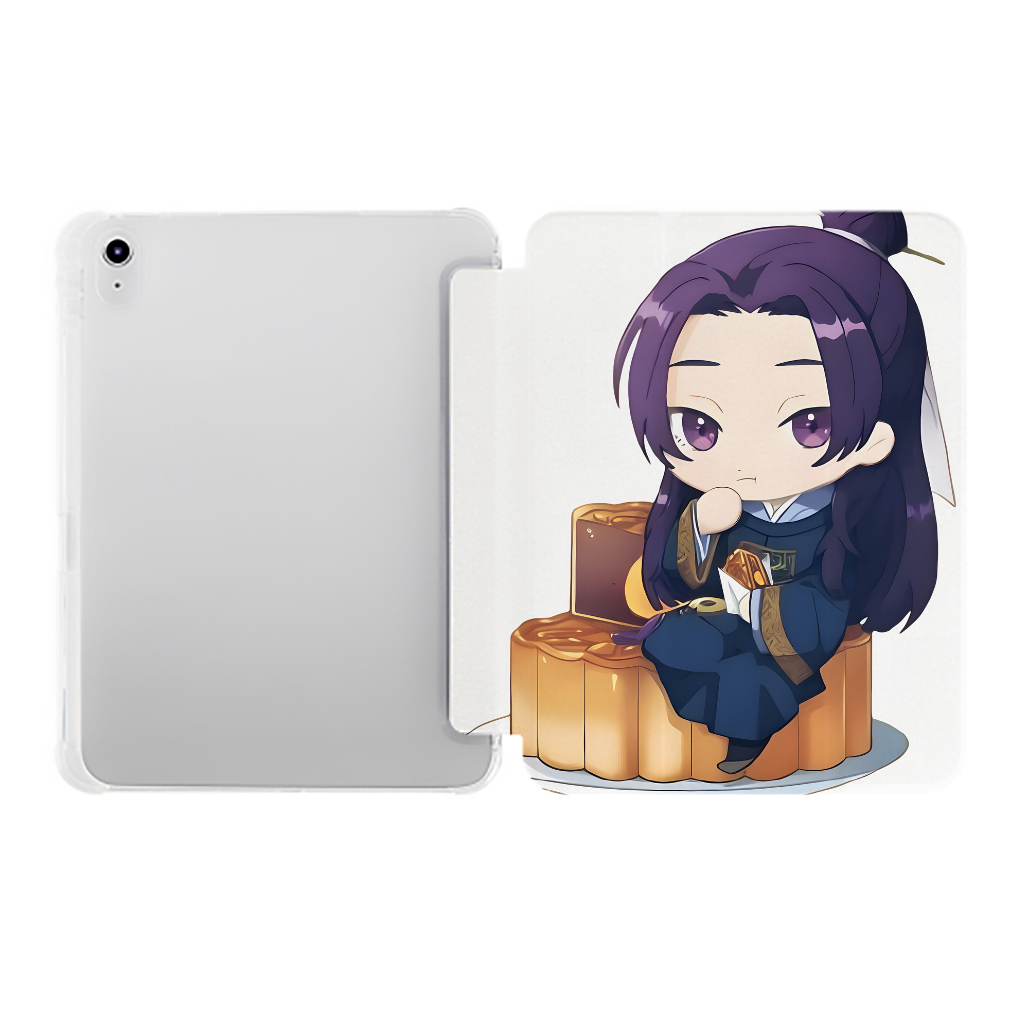 （画像用） 薬屋のひとりごと The Apothecary Diaries IPad ケース ペン収納付き 三つ折りスタンド PUレザー×シリコン 対応機種9.5/10.5/10.9インチ